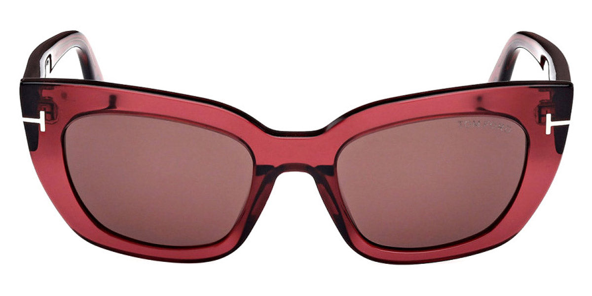 Tom Ford® FT1190 Athena FT1190 Athena 69E 53 - 69E - Shiny Bordeaux / Shiny Bordeaux Sunglasses