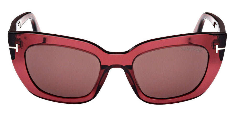 Tom Ford® FT1190 Athena FT1190 Athena 69E 53 - 69E - Shiny Bordeaux / Shiny Bordeaux Sunglasses