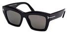 Tom Ford® FT1191 Luna FT1191 Luna 01D 52 - 01D - Shiny Black / Shiny Black Sunglasses