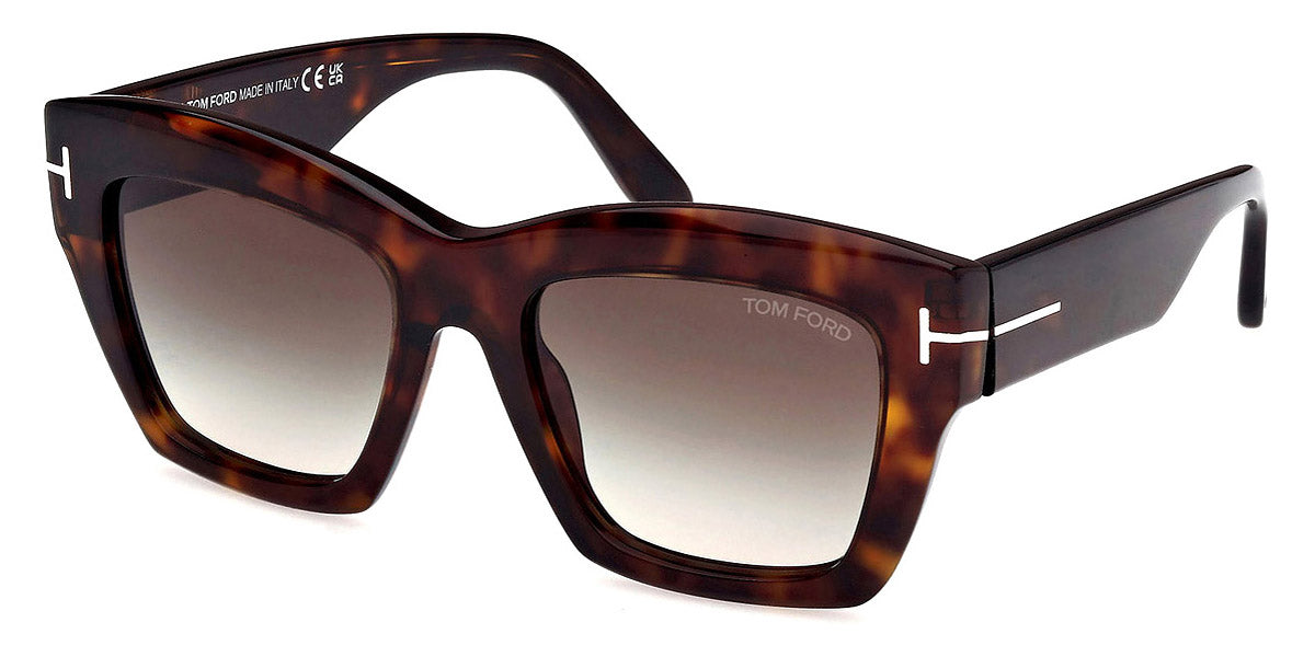 Tom Ford® FT1191 Luna FT1191 Luna 52B 52 - 52B - Dark Havana / Dark Havana Sunglasses