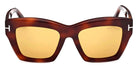 Tom Ford® FT1191 Luna FT1191 Luna 53E 52 - 53E - Blonde Havana / Blonde Havana Sunglasses