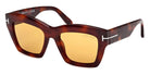 Tom Ford® FT1191 Luna FT1191 Luna 53E 52 - 53E - Blonde Havana / Blonde Havana Sunglasses