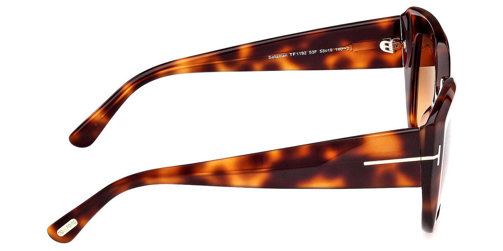 Tom Ford® FT1192 Saltzman FT1192 Saltzman 53F 53 - 53F - Blonde Havana / Blonde Havana Sunglasses