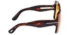 Tom Ford® FT1194 Aurora FT1194 Aurora 52E 55 - 52E - Dark Havana / Dark Havana Sunglasses