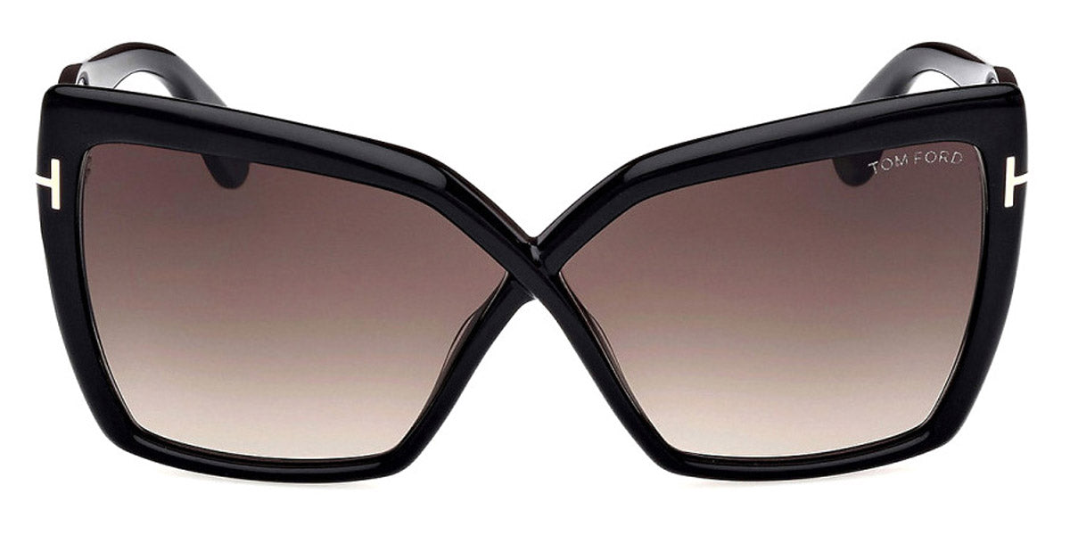 Tom Ford® FT1195 Fiore FT1195 Fiore 01B 63 - 01B - Shiny Black / Shiny Black Sunglasses