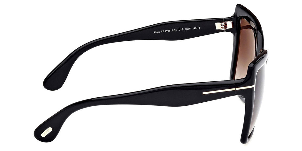 Tom Ford® FT1195 Fiore FT1195 Fiore 01B 63 - 01B - Shiny Black / Shiny Black Sunglasses