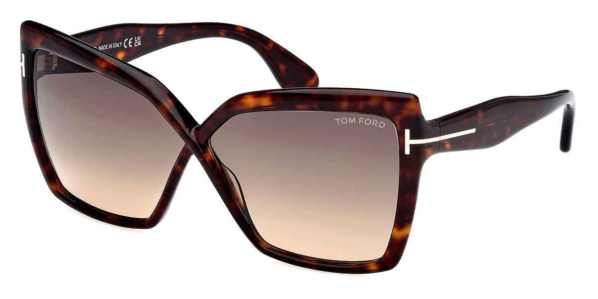 Tom Ford® FT1195 Fiore FT1195 Fiore 52B 63 - 52B - Dark Havana / Dark Havana Sunglasses