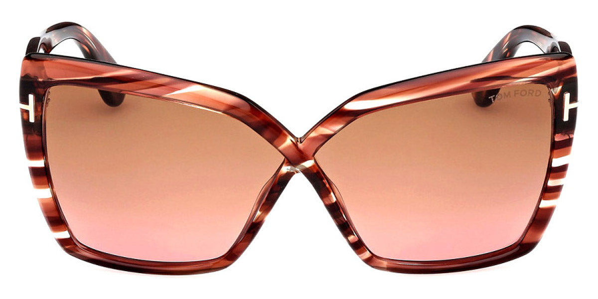 Tom Ford® FT1195 Fiore FT1195 Fiore 54F 63 - 54F - Red Havana / Red Havana Sunglasses