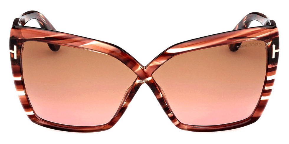 Tom Ford® FT1195 Fiore FT1195 Fiore 54F 63 - 54F - Red Havana / Red Havana Sunglasses