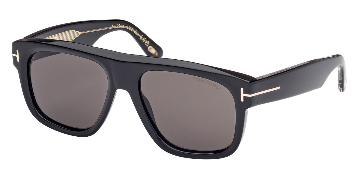 Tom Ford® FT1201 Sunglasses FT1201 01A 56 - 01A - Shiny Black/Shiny Black
