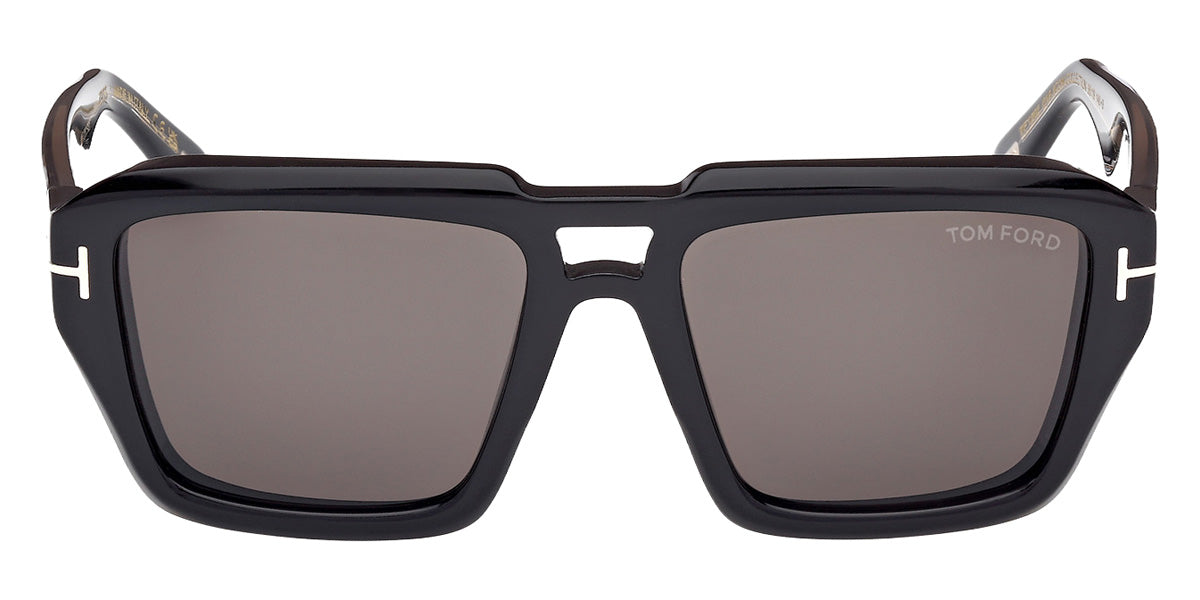 Tom Ford® FT1202 Sunglasses FT1202 01A 56 - 01A - Shiny Black/Shiny Black