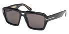 Tom Ford® FT1202 Sunglasses FT1202 01A 56 - 01A - Shiny Black/Shiny Black