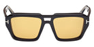Tom Ford® FT1202 Sunglasses FT1202 01E 56 - 01E - Shiny Black/Shiny Black