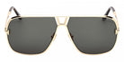 Tom Ford® FT1204 FT1204 30N 63 - Shiny Deep Gold / Green Sunglasses