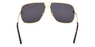 Tom Ford® FT1204 FT1204 30N 63 - Shiny Deep Gold / Green Sunglasses