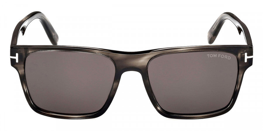 Tom Ford® Calder FT1205 FT1205 56A 55 - Colored Havana / Smoke Sunglasses