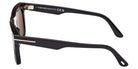 Tom Ford® LELIO FT1207 FT1207 01A 52 - Shiny Black / Smoke Sunglasses