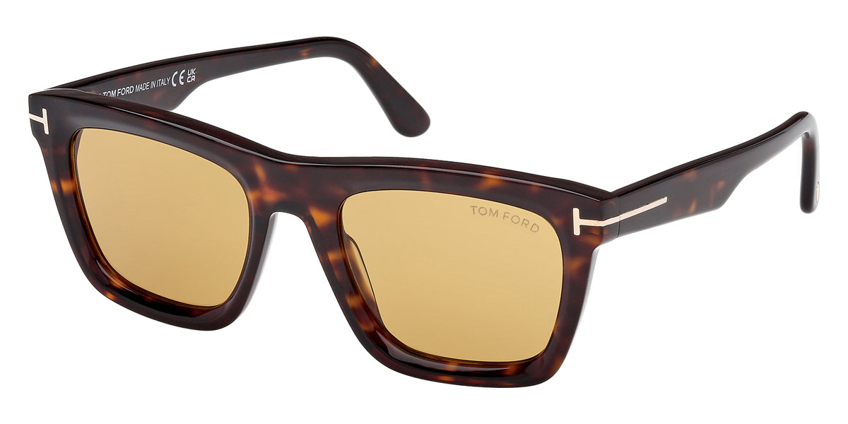 Tom Ford® LELIO FT1207 FT1207 52E 52 - Dark Havana Sunglasses