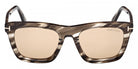 Tom Ford® LELIO FT1207 FT1207 56E 52 - Colored Havana / Brown Sunglasses