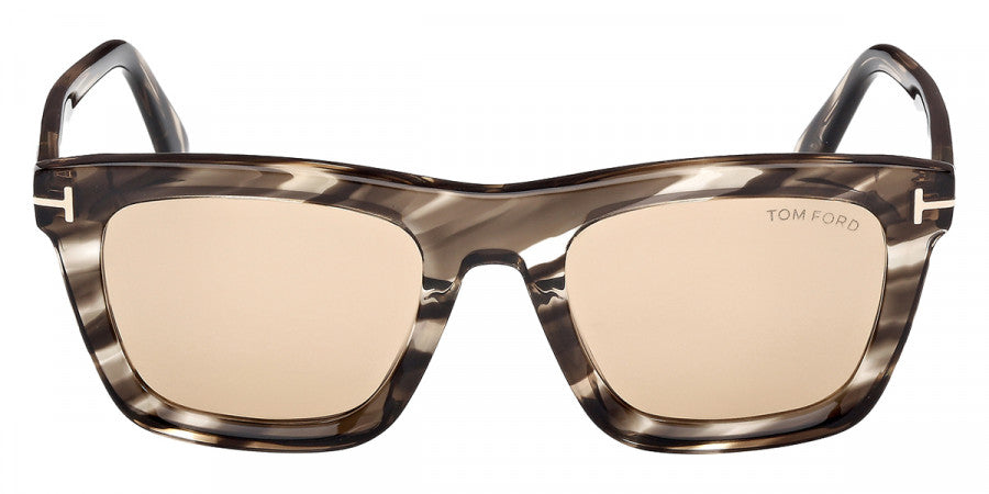 Tom Ford® LELIO FT1207 FT1207 56E 52 - Colored Havana / Brown Sunglasses