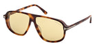 Tom Ford® GUILLAUME FT1208 FT1208 53E 61 - Blonde Havana Sunglasses