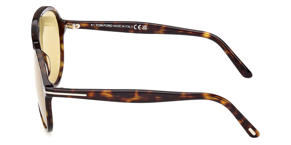 Tom Ford® FT1211 FT1211 52E 65 - Dark Havana / Photochromic Sunglasses