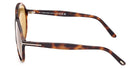 Tom Ford® FT1211 FT1211 53E 65 - Blonde Havana Sunglasses