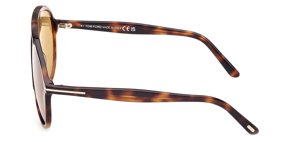 Tom Ford® FT1211 FT1211 53E 65 - Blonde Havana Sunglasses