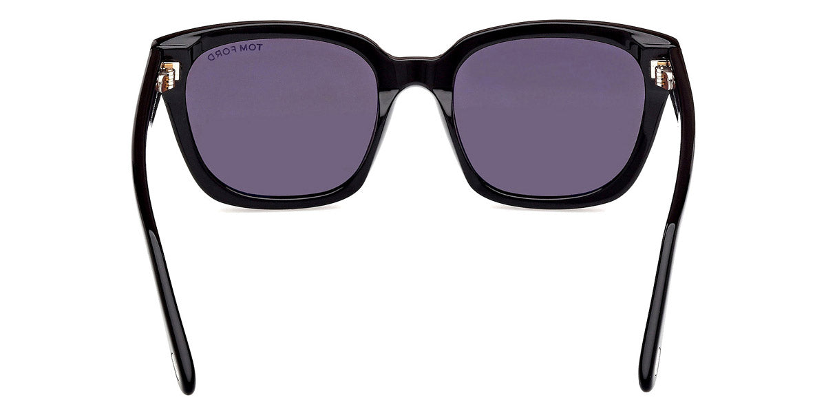 Tom Ford® Haylay FT1216 FT1216 01A 53 - Shiny Black / Smoke Sunglasses