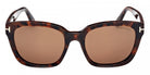 Tom Ford® Haylay FT1216 FT1216 52H 53 - Dark Havana / Brown Polarized Sunglasses