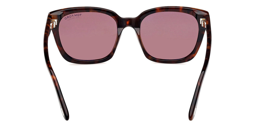 Tom Ford® Haylay FT1216 FT1216 52H 53 - Dark Havana / Brown Polarized Sunglasses