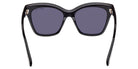 Tom Ford® ELVIRA FT1217 FT1217 01A 55 - Shiny Black / Smoke Sunglasses