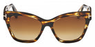 Tom Ford® ELVIRA FT1217 FT1217 55F 55 - Colored Havana / Gradient Brown Sunglasses