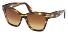 Tom Ford® ELVIRA FT1217 FT1217 55F 55 - Colored Havana / Gradient Brown Sunglasses