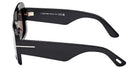 Tom Ford® VENETIA FT1218 FT1218 01A 53 - Shiny Black / Smoke Sunglasses