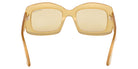 Tom Ford® VENETIA FT1218 FT1218 39E 53 - Shiny Dark Yellow / Brown Sunglasses