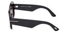 Tom Ford® FT1219 FT1219 01A 53 - Shiny Black / Smoke Sunglasses