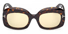 Tom Ford® FT1219 FT1219 52E 53 - Dark Havana Sunglasses