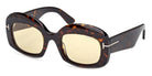Tom Ford® FT1219 FT1219 52E 53 - Dark Havana Sunglasses