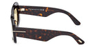 Tom Ford® FT1219 FT1219 52E 53 - Dark Havana Sunglasses