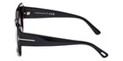 Tom Ford® FT1220 FT1220 01B 52 - Shiny Black / Gradient Smoke Sunglasses