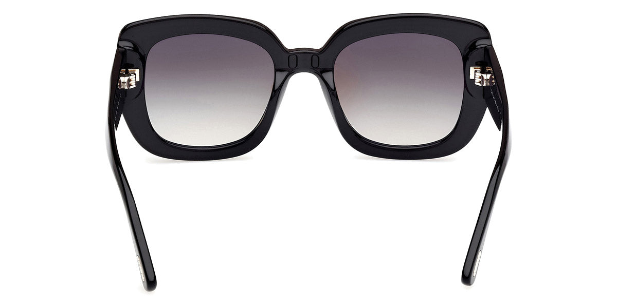 Tom Ford® FT1220 FT1220 01B 52 - Shiny Black / Gradient Smoke Sunglasses