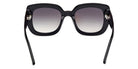 Tom Ford® FT1220 FT1220 01B 52 - Shiny Black / Gradient Smoke Sunglasses