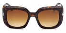 Tom Ford® FT1220 FT1220 52F 52 - Dark Havana / Gradient Brown Sunglasses
