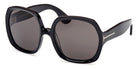 Tom Ford® FT1221 FT1221 01A 60 - Shiny Black / Smoke Sunglasses