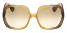 Tom Ford® FT1221 FT1221 41F 60 - Yellow / Gradient / Gradient Brown Sunglasses