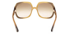Tom Ford® FT1221 FT1221 41F 60 - Yellow / Gradient / Gradient Brown Sunglasses