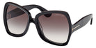 Tom Ford® JERRY FT1222 FT1222 01B 60 - Shiny Black / Gradient Smoke Sunglasses