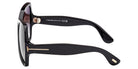 Tom Ford® JERRY FT1222 FT1222 01B 60 - Shiny Black / Gradient Smoke Sunglasses