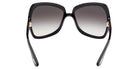 Tom Ford® JERRY FT1222 FT1222 01B 60 - Shiny Black / Gradient Smoke Sunglasses